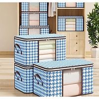 Large Capacity Visible Storage Box, Clothes Quilt Packing Cube, Toys Closet Wardrobe Organizer For Moving miniinthebox - thumbnail