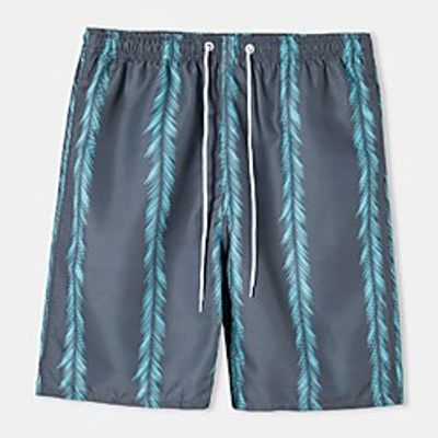 Women's Men's Shorts Boho Outdoor Loose Casual Chinos Shorts Bermuda shorts Pants Graphic Prints Short Print Gray  Summer  Elasticity Lightinthebox