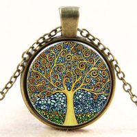 Vintage Tree of Life Charm Necklace
