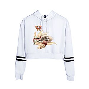 Inspired by Made in Abyss Nanachi Crop Top Hoodie Anime Polyster Print Harajuku Graphic Kawaii Crop Top For Women's / Men's miniinthebox