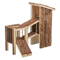 Trixie Tjorven Bark Wood Playground For Small Pets - 32X19X29Cm