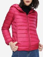 12 Colors Zipper Short Down Coats