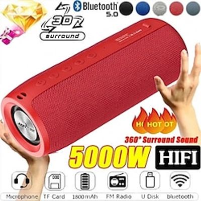 S51 Bluetooth Speaker Bluetooth Outdoor Stereo Sound TWS Pairing Function Speaker For Mobile Phone Lightinthebox