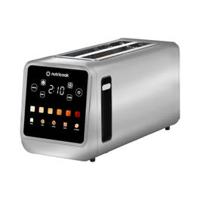 Nutricook 4 Slice Smart Toaster With Touch Screen, All In One For Bread, Bagel, Waffle, Pastry And English Muffin, Reheat, Defrost & Favorite Button, Stainless Steel,1450W, 2 Years Warranty, Silver (TS401ME)