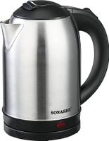 Sonashi 1.8 Litres Stainless Steel Cordless Kettle 1500W - SKT-1813