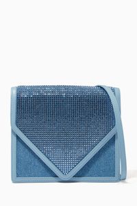 Alexa Crossbody Bag in Denim & Crystal