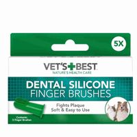 Vets Best Siicone Finger Brushes - thumbnail