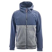 sherpa hybrid zip hoody mens gunmetal l Lightinthebox - thumbnail
