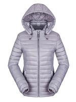 Solid Removable Hood Down Jacket