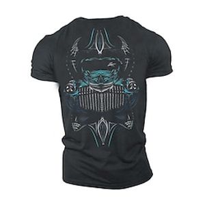 Men's Unisex T shirt Tee 3D Print Graphic Prints Car Crew Neck Street Daily Print Short Sleeve Tops Designer Casual Vintage Big and Tall Black  Summer Lightinthebox