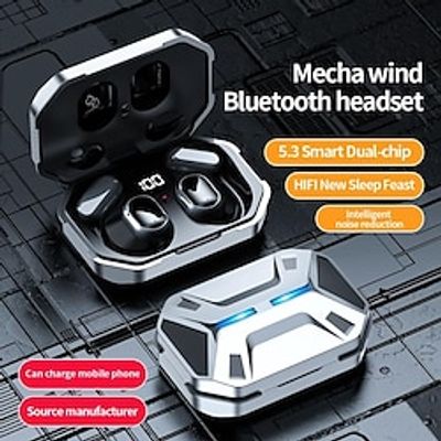 Painless Wear Wireless Bluetooth Earhook Headset 9D HIFI Bluetooth 5.3 Earhook Headphones Sport Stereo Gaming Earphones Noise Reduction Wireless Earbuds with Mic for Android IPhone miniinthebox