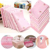 8Pcs Fixed DIY Color Cotton Quilt Fabric Household Goods Patchwork Handcraft Sewing Cloth