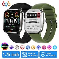 696 HD12 Smart Watch 1.75 inch Smartwatch Fitness Running Watch Bluetooth Pedometer Call Reminder Heart Rate Monitor Compatible with Android iOS Women Hands-Free Calls Message Reminder Always on Lightinthebox