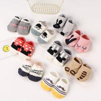 Children's socks cartoon non-slip floor socks cotton infant baby boat socks