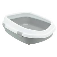 Trixie Primo Xxl With White Open Litter Tray With Rim For Cats - Grey