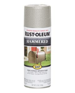 RustOleum Hammered Metal Finish White 12Oz