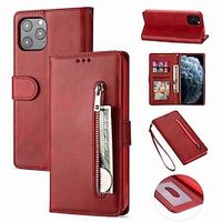 Phone Case For Apple Full Body Case iPhone 12 Pro Max 11 SE 2020 X XR XS Max 8 7 Plus Wallet Card Holder Shockproof Solid Colored PU Leather TPU miniinthebox Phone Case For Apple Full Body Case iPhone 12 Pro Max 11 SE 2020 X XR XS Max 8 7 Plus Wallet Card Holder Shockproof Solid Colored PU Leather TPU miniinthebox