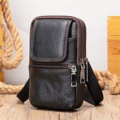 Men's Genuine Leather Mobile Phone Bag Men's Belt Bag Men's Belt Bag Men's Shoulder Crossbody Bag Lightinthebox Men's Genuine Leather Mobile Phone Bag Men's Belt Bag Men's Belt Bag Men's Shoulder Crossbody Bag Lightinthebox