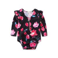 Flower Printed Package Fart Garment - thumbnail