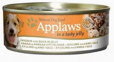 Applaws Dog Chicken with Duck in Jelly Wet Food Tin 5X156g (UAE Delivery Only)