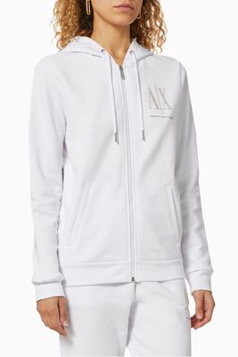 Icon Logo Cotton Zip Hoodie Icon Logo Cotton Zip Hoodie