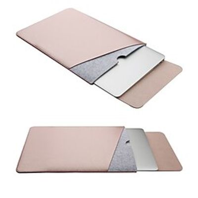Laptop Sleeves 12 13.3 14 inch Compatible with Macbook Air Pro, HP, Dell, Lenovo, Asus, Acer, Chromebook Notebook Waterpoof Shock Proof PU Leather Solid Color for Travel Business Office miniinthebox Laptop Sleeves 12 13.3 14 inch Compatible with Macbook Air Pro, HP, Dell, Lenovo, Asus, Acer, Chromebook Notebook Waterpoof Shock Proof PU Leather Solid Color for Travel Business Office miniinthebox