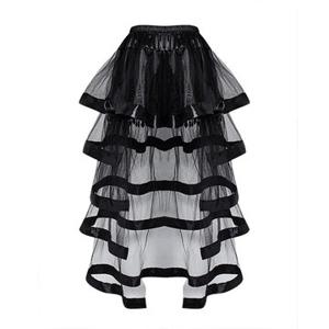 Women Sexy See Through Corset Skirts Crystal Beads Mesh Corset Dresses