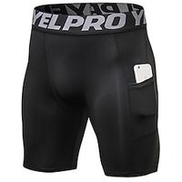 Men's Shorts Sports Going out Weekend Running Casual Elastic Waist Graphic Knee Length Gymnatics Activewear Black  White Wine Red Micro-elastic Lightinthebox - thumbnail