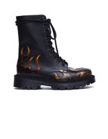 Black Fire Army Boots