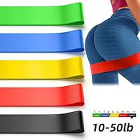 Latex Resistance Bands Fitness Set,Yoga Elastic Resistance Band for Men and Women Strength Training, Hip Activation, and Glute Enhancement - Perfect for Stretching and Booty-Lifting Workouts Lightinthebox