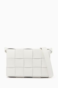 Intrecciato Leather Cassette Bag