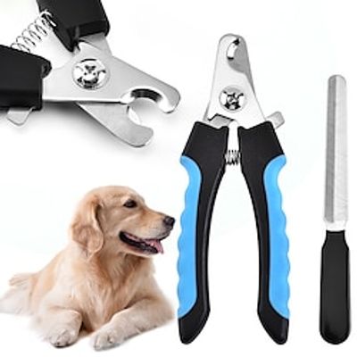 Pet Nail Clipper Dog Nail Clipper Nail Sharpener Set Large And Small Dog Golden Hair Teddy Cat Nail Clipper Supplies Lightinthebox