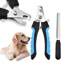 Pet Nail Clipper Dog Nail Clipper Nail Sharpener Set Large And Small Dog Golden Hair Teddy Cat Nail Clipper Supplies Lightinthebox - thumbnail