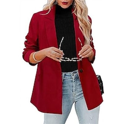 Women's Blazer Spring Jacket Formal Office Suit with Pockets Casual Summer Jacket with Pockets Lightinthebox Women's Blazer Spring Jacket Formal Office Suit with Pockets Casual Summer Jacket with Pockets Lightinthebox