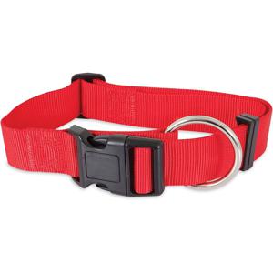 Aspen Pet Nyl Adjustable Collar - 20-30" x 1.5" - Red