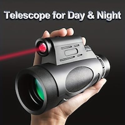 Experience Clear Vision in the Outdoors with the Professional FMC 12x50 Monocular Telescope miniinthebox