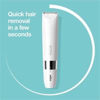 Braun Face Mini Hair Remover Electric Facial Hair Removal for Women White - FS1000