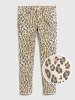 Kids Leopard Print Skinny Jeans with Stretch - thumbnail