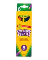 Crayola 8 Count Colored Pencils Long - thumbnail