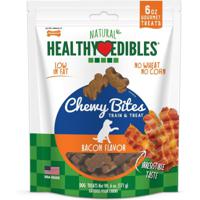 Nylabone Healthy Edibles Chewy Bites Bacon Flavor 6 Oz - thumbnail