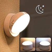 360 Degree Rotating LED Night Light USB Charging Motion Sensor LED Light Bedroom Sound Light Control For Corridors Family Bathrooms Eye Protection Night Light Lightinthebox - thumbnail