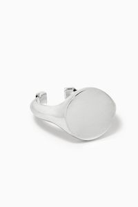 Round Signet Ring in Sterling Silver