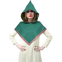 Retro Vintage Medieval Renaissance 17th Century Cape Hooded Cloak Shawls Viking Ranger Elven Men's Women's Halloween Performance Stage Renaissance Fair Shawl Lightinthebox