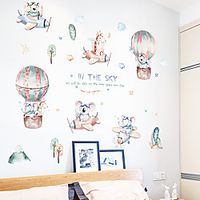 Cartoon Cloud Small Like A Hot Air Balloon Children's Room Bedroom Kindergarten Wall Background Decoration Can Be Removed Wall Stickers miniinthebox Cartoon Cloud Small Like A Hot Air Balloon Children's Room Bedroom Kindergarten Wall Background Decoration Can Be Removed Wall Stickers miniinthebox