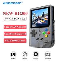 ANBERNIC RG300 Tony System Retro Games player Video Game 5,000 GAMES Built-in 64G Portable CONSOLE Emulator Gifts Lightinthebox - thumbnail