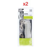 M-Pet Swirl Tie Out Cable 3.6m (Pack of 2)