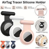 Silicone Airtag Holder Hidden- For Apple Air Tag Holder GPS Tracker Case, Airtag Holder, Hidden Air Tags With Pin Lightinthebox - thumbnail