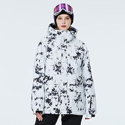 Women's Ski Jacket Outdoor Winter Thermal Warm Windproof Breathable Detachable Hood Windbreaker Winter Jacket for Skiing Camping  Hiking Snowboarding Ski Lightinthebox