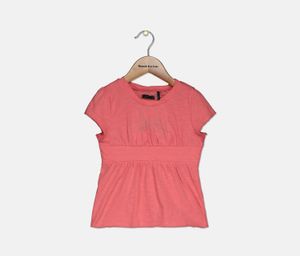 Little Girls Cap Sleeve Top  Pink
