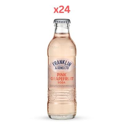 Franklin And Sons Pink Grapefruit Soda 200Ml (Pack of 24)